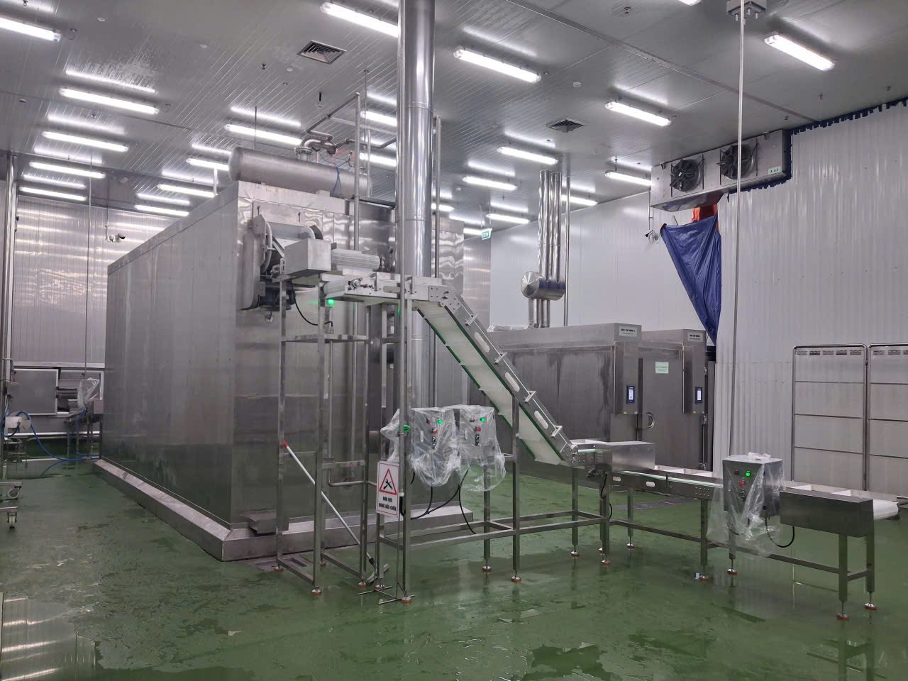 Dây chuyền IQF cấp đông nhanh