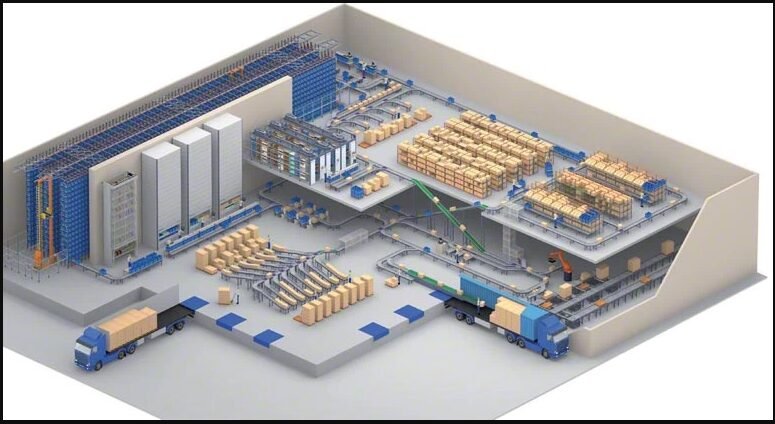 thiết kế Kho Trung Tâm Logistics